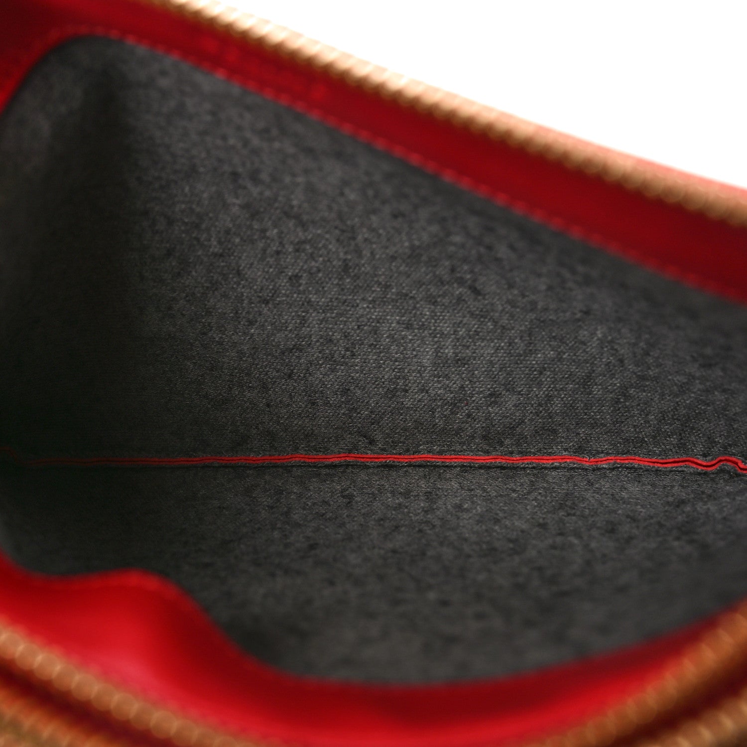 Celine Lambskin Small Trio Crossbody Bag Red 5 of 11