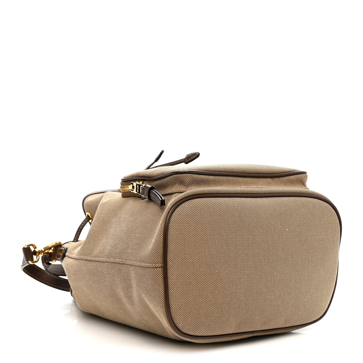 Jacquard Logo Mini Bucket Crossbody Bag Corda Bruciato