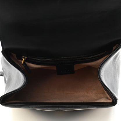 Gucci Calfskin Bamboo Trapuntata Queen Margaret Backpack Mystic White Black 5 of 19