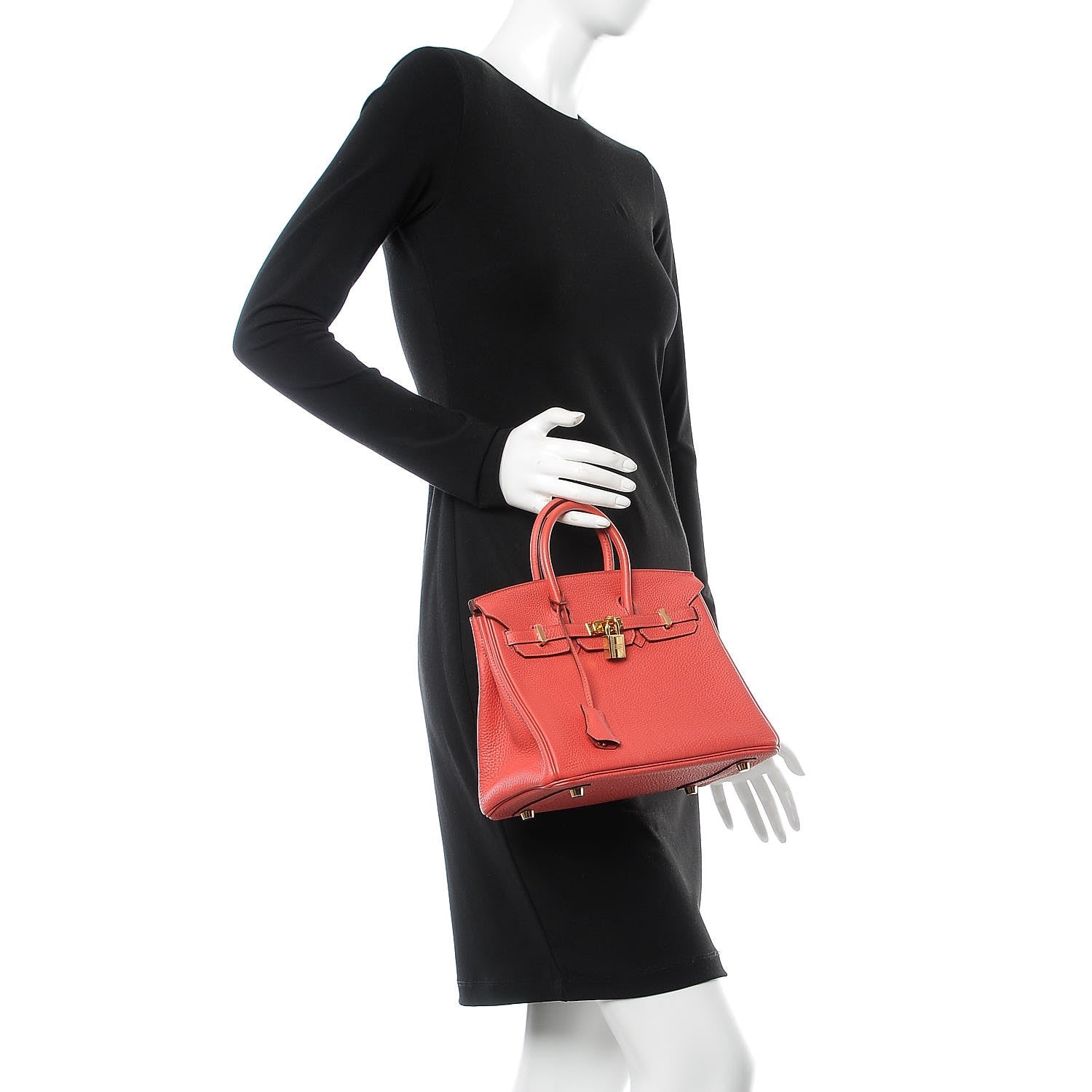 Hermes Togo Birkin 25 Rouge Pivoine 2 of 9