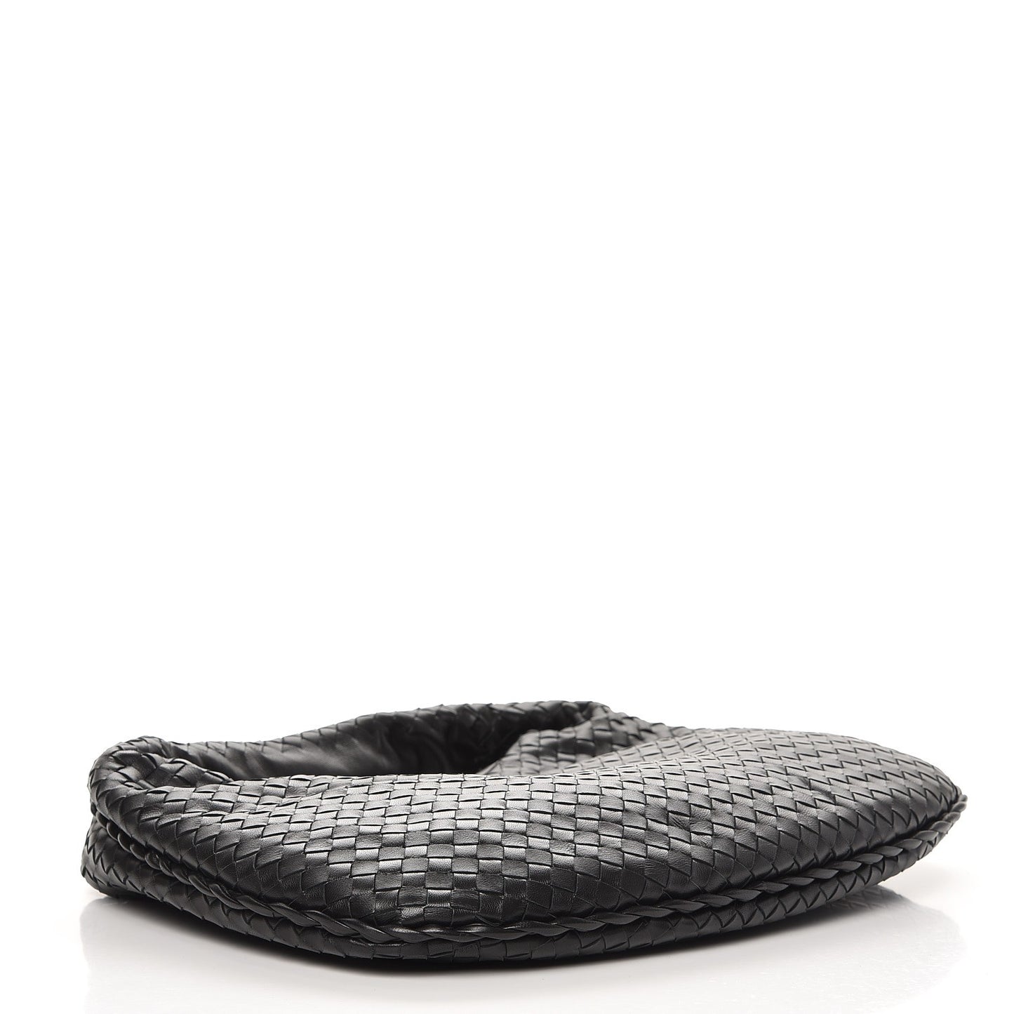Nappa Intrecciato Medium Veneta Hobo Black
