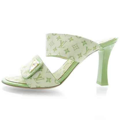 Louis Vuitton Mini Monogram Mary Kate Heels 38.5 1 of 5