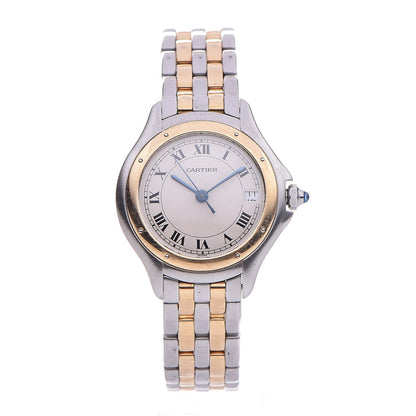 Cartier Stainless Steel 18K Yellow Gold 26mm Cougar Quartz Watch 1 of 6