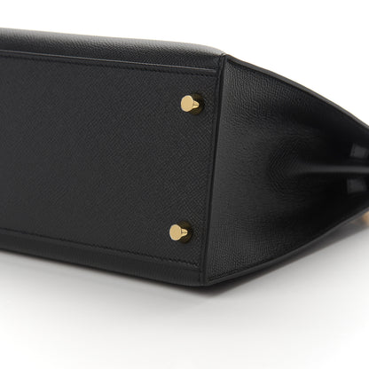 Hermes Epsom Kelly Sellier 28 Black 8 of 12