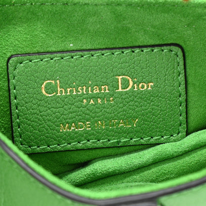 Christian Dior Goatskin Micro Saddle Bag Green 10 of 19