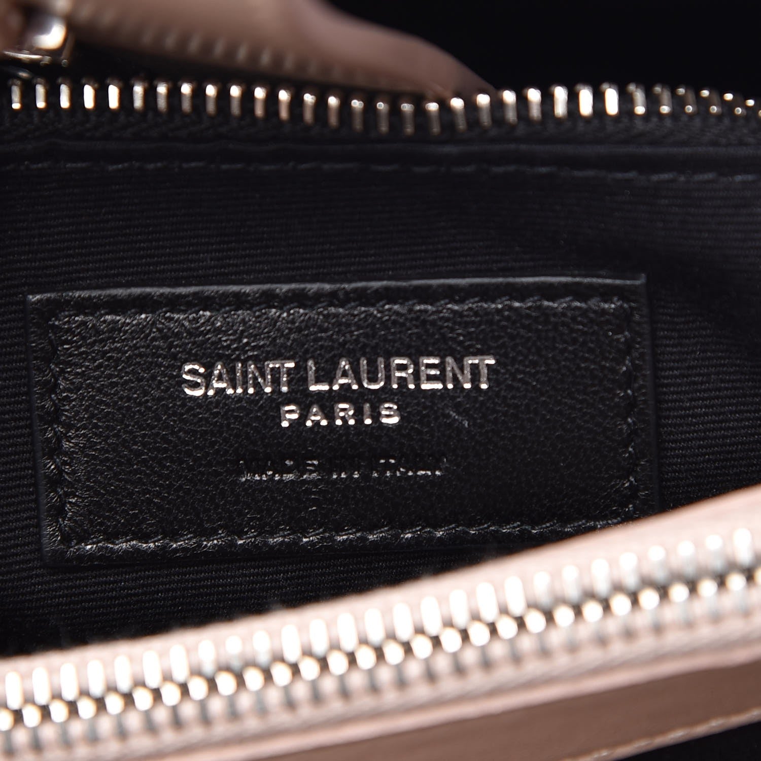 Saint Laurent Calfskin Y Quilted Monogram Small Loulou Shopper Marble Pink 6 of 9