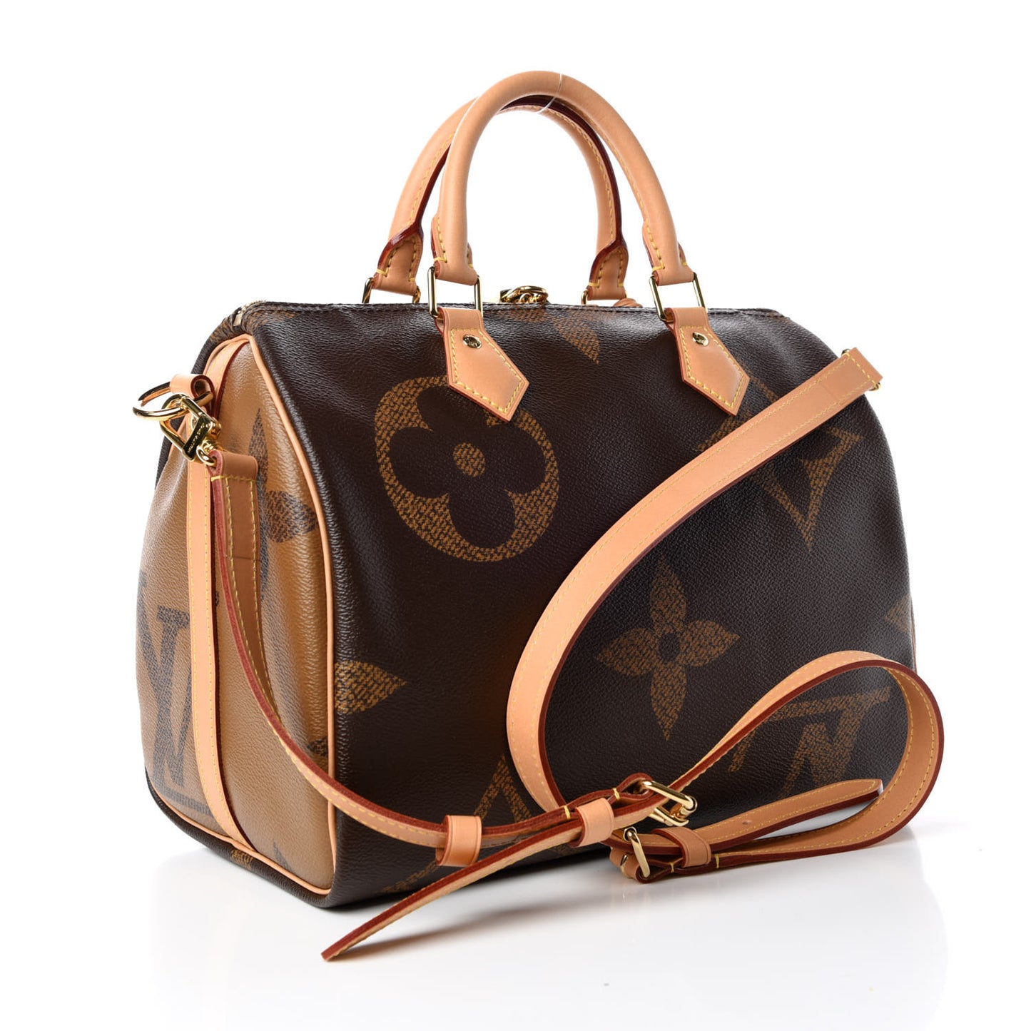 Reverse Monogram Giant Speedy Bandouliere 30