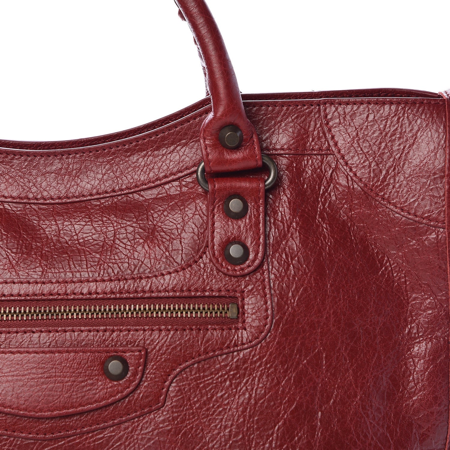 Balenciaga Agneau Arena Classic Hardware City Brique 9 of 11