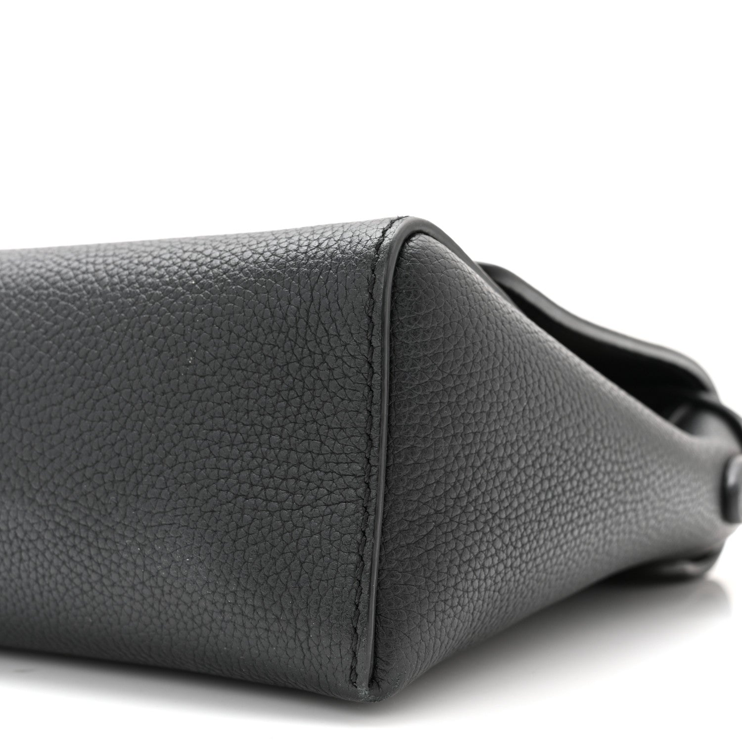 Burberry Grainy Calfskin Vintage Check Note Crossbody Bag Black 9 of 10