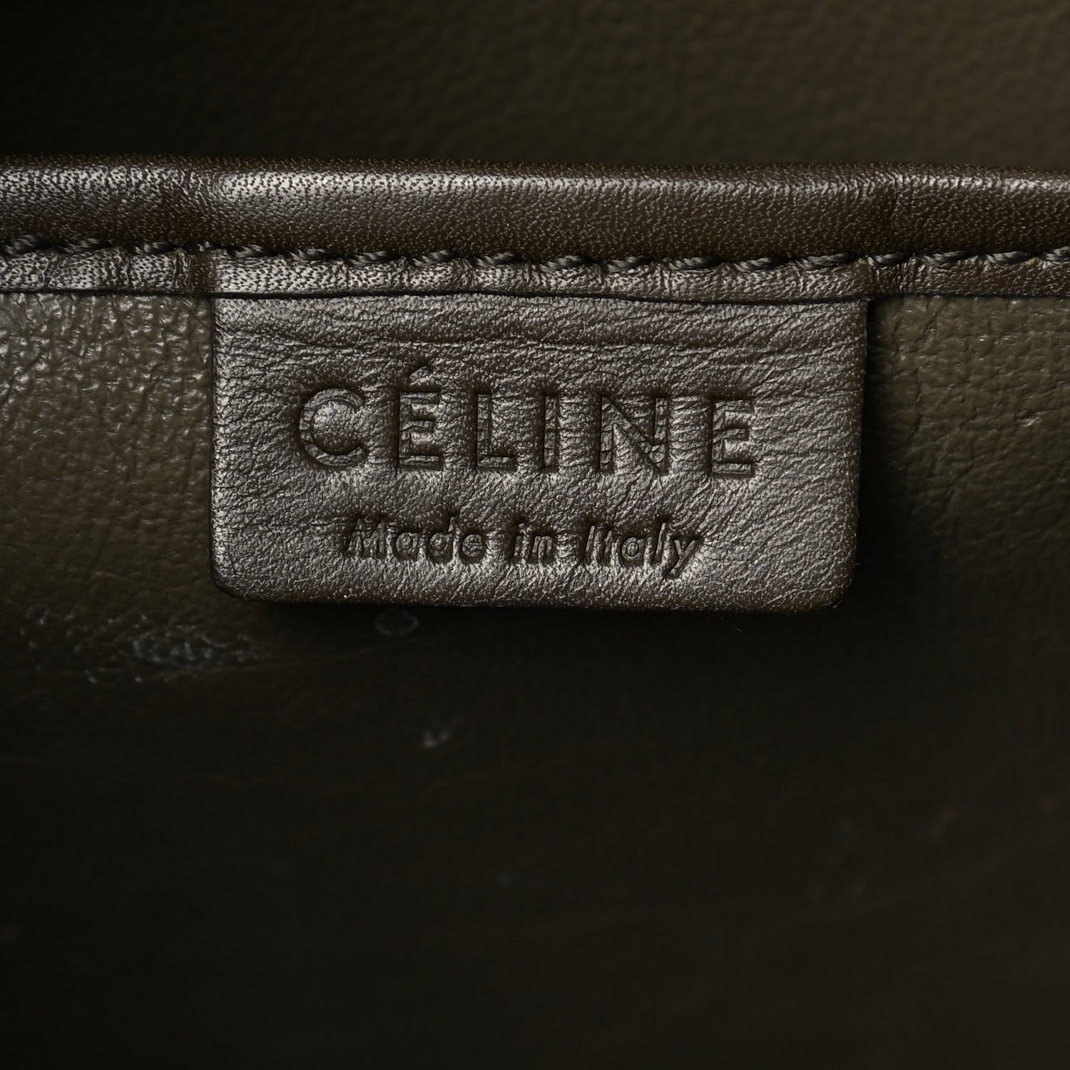 Celine Smooth Calfskin Nano Tri-Color Luggage Khaki 6 of 18
