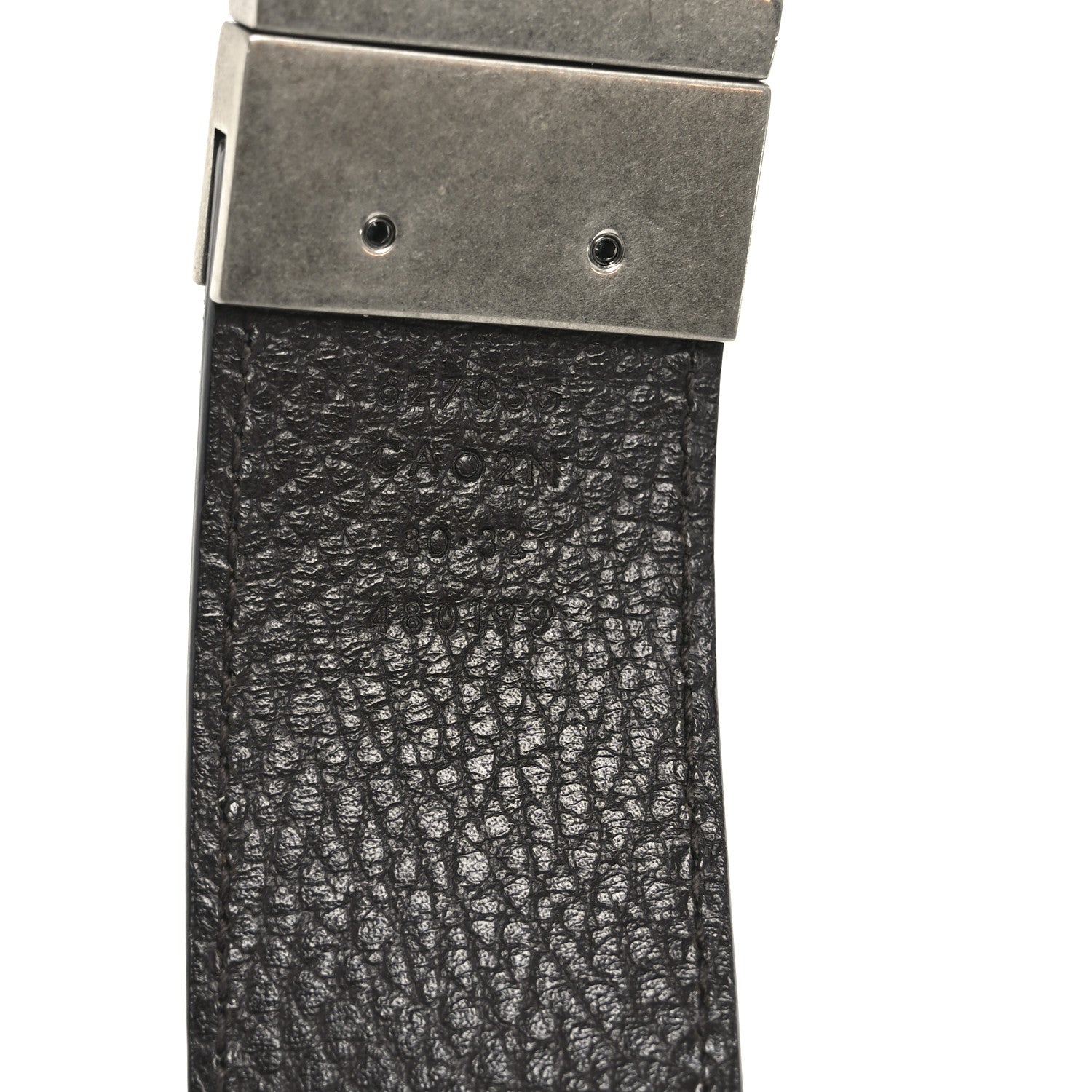 Gucci Calfskin Double G Reversible 80 32 Belt Black 1859739