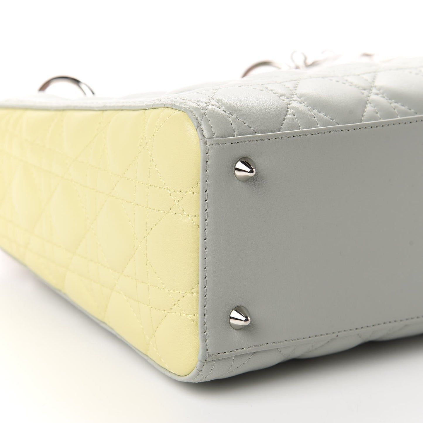 Lambskin Cannage Medium Tri-Color Lady Dior Multicolor