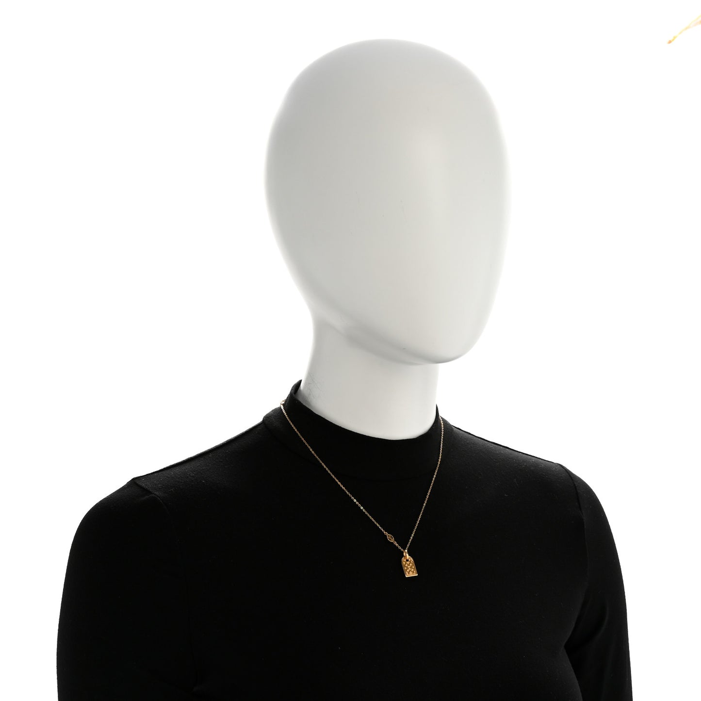 Nanogram Name Tag Necklace Gold