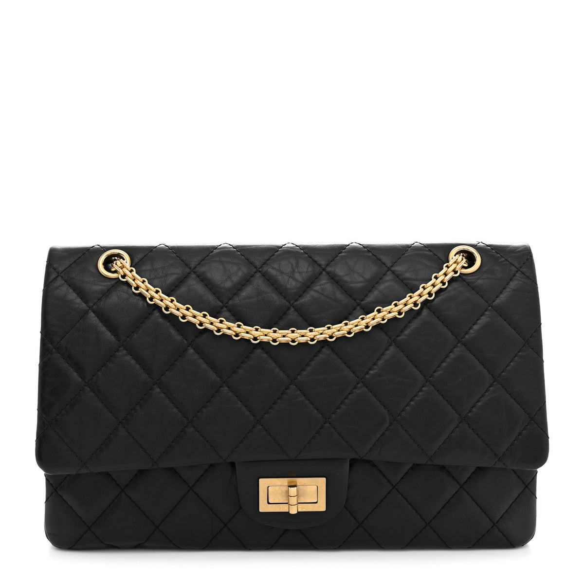 Chanel Aged Calfskin Quilted 2.55 Reissue 227 Flap Black 1 of 10