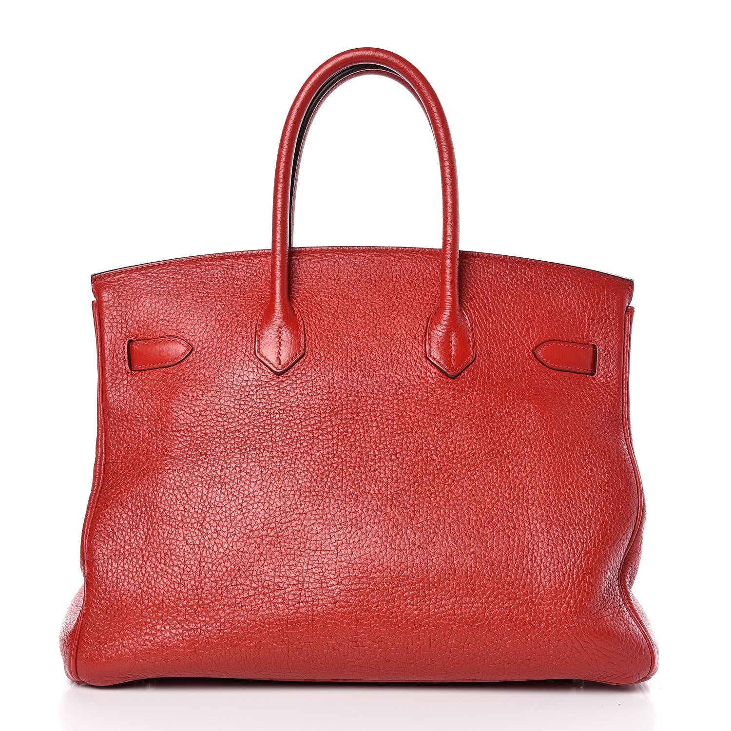 Hermes Taurillon Clemence Birkin 35 Rouge Casaque 4 of 36