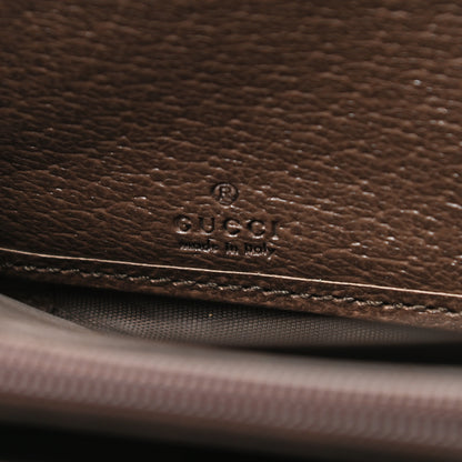 Gucci GG Supreme Monogram Web Ophidia Zip Around Wallet Brown 6 of 8