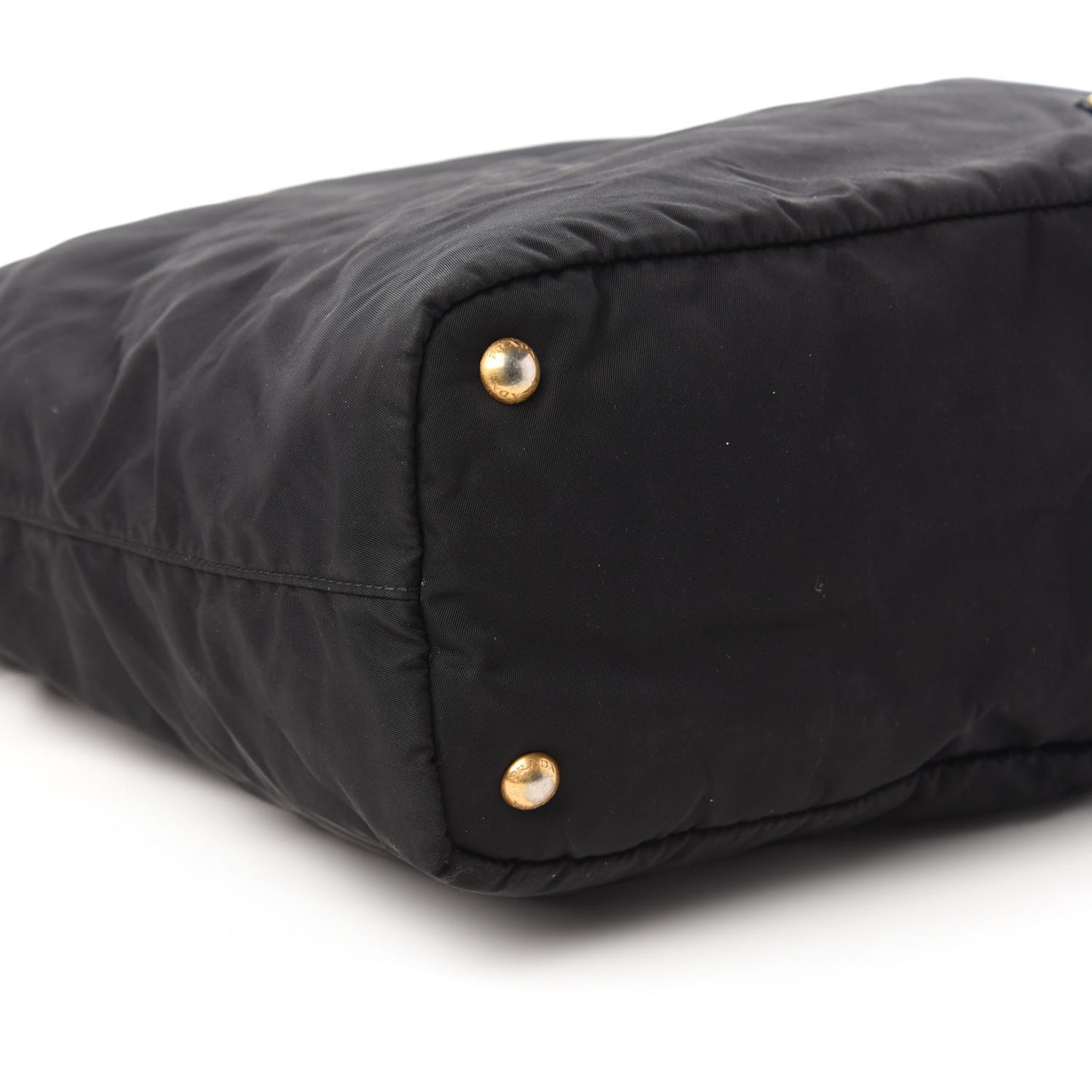 Tessuto Nylon Saffiano Tote Black