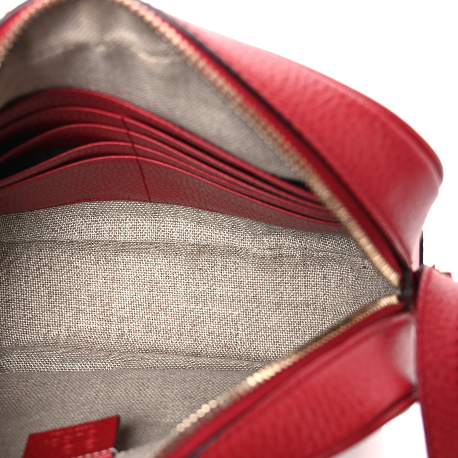Gucci Monogram Mini Bree Messenger Bag Red 4 of 9