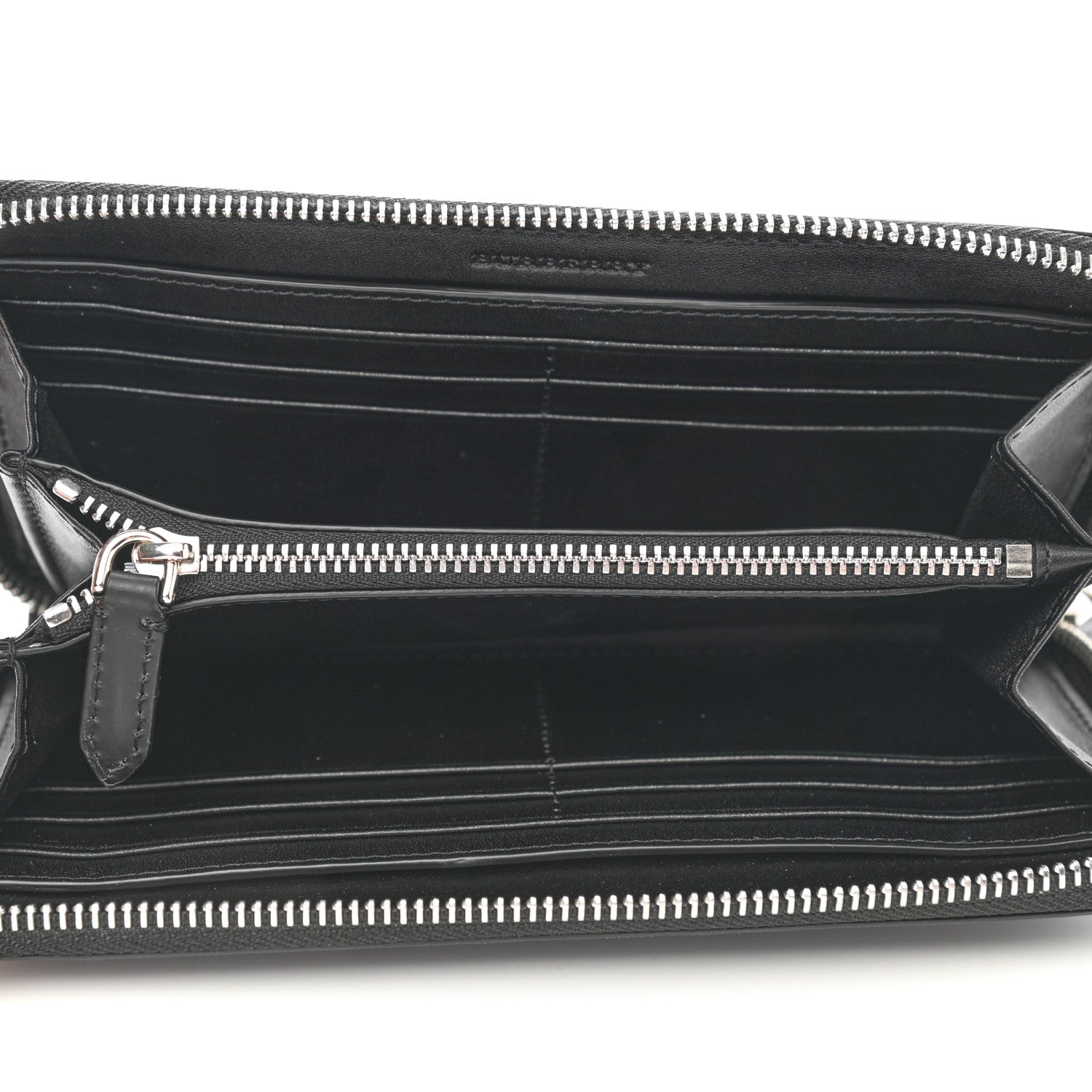 Burberry London Check Large Zip Around Wallet Charcoal 5 of 10