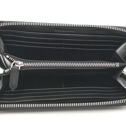 Burberry London Check Large Zip Around Wallet Charcoal 5 of 10
