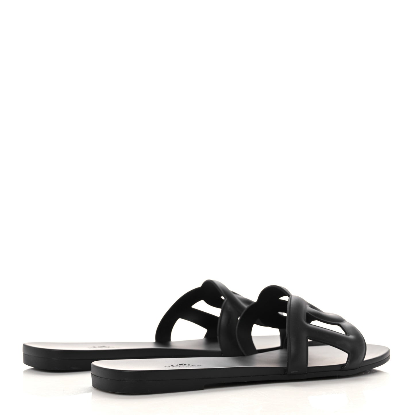 Rubber Aloha Sandals 41 Black
