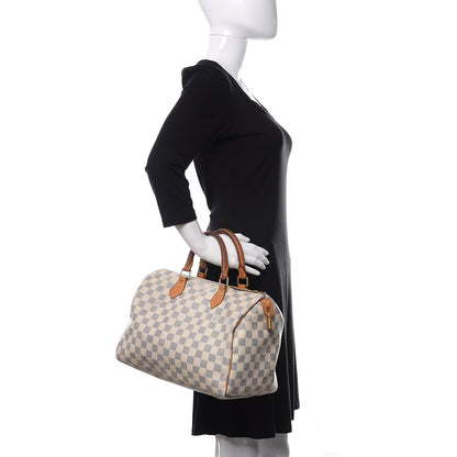 Louis Vuitton Damier Azur Speedy 30 2 of 22