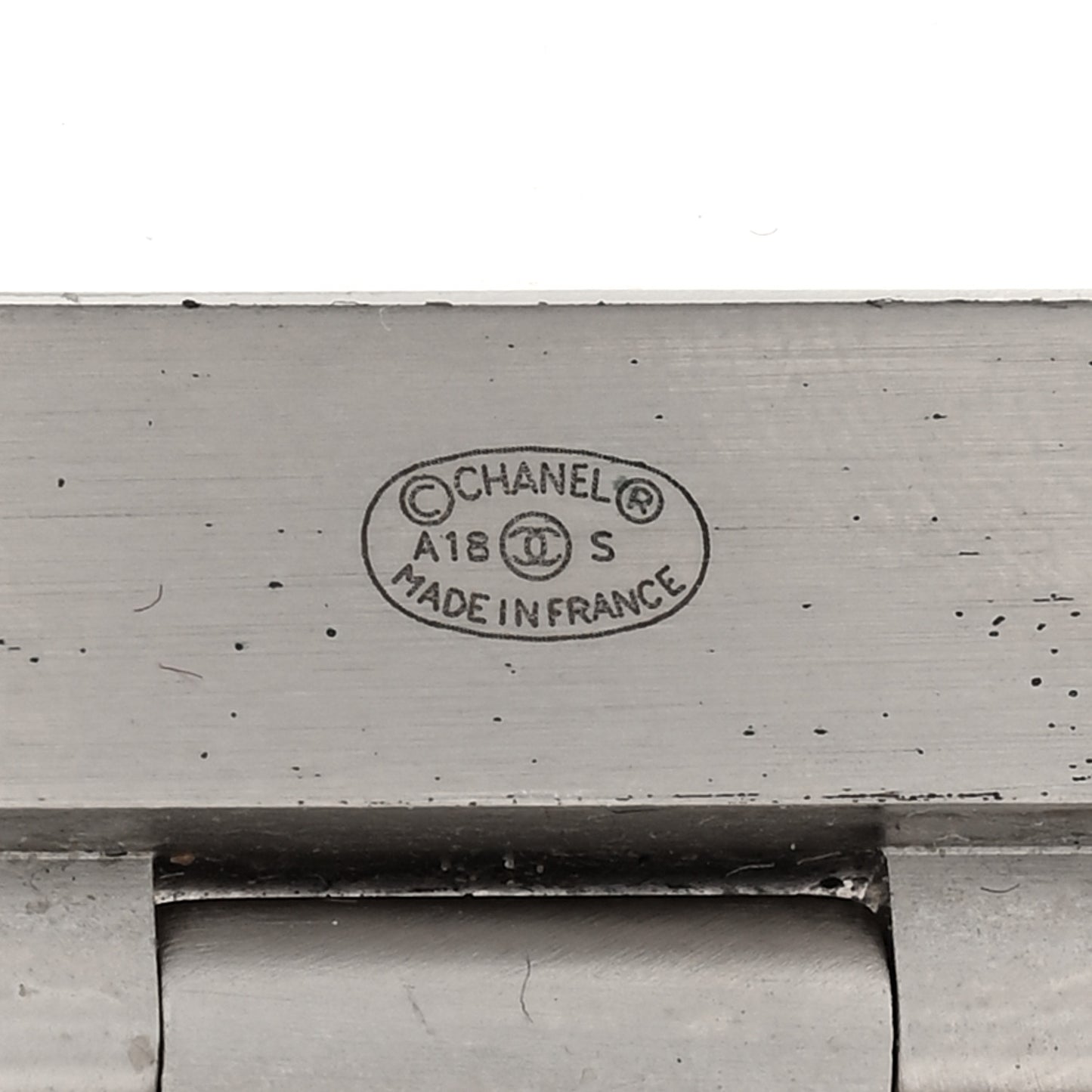 Metal Resin Logo Cuff Transparent