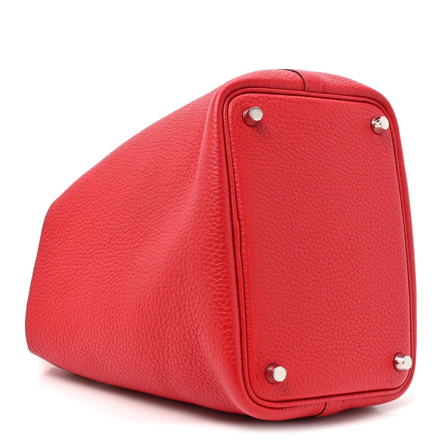 Hermes Taurillon Clemence Picotin Lock 18 PM Rouge Casaque 4 of 10