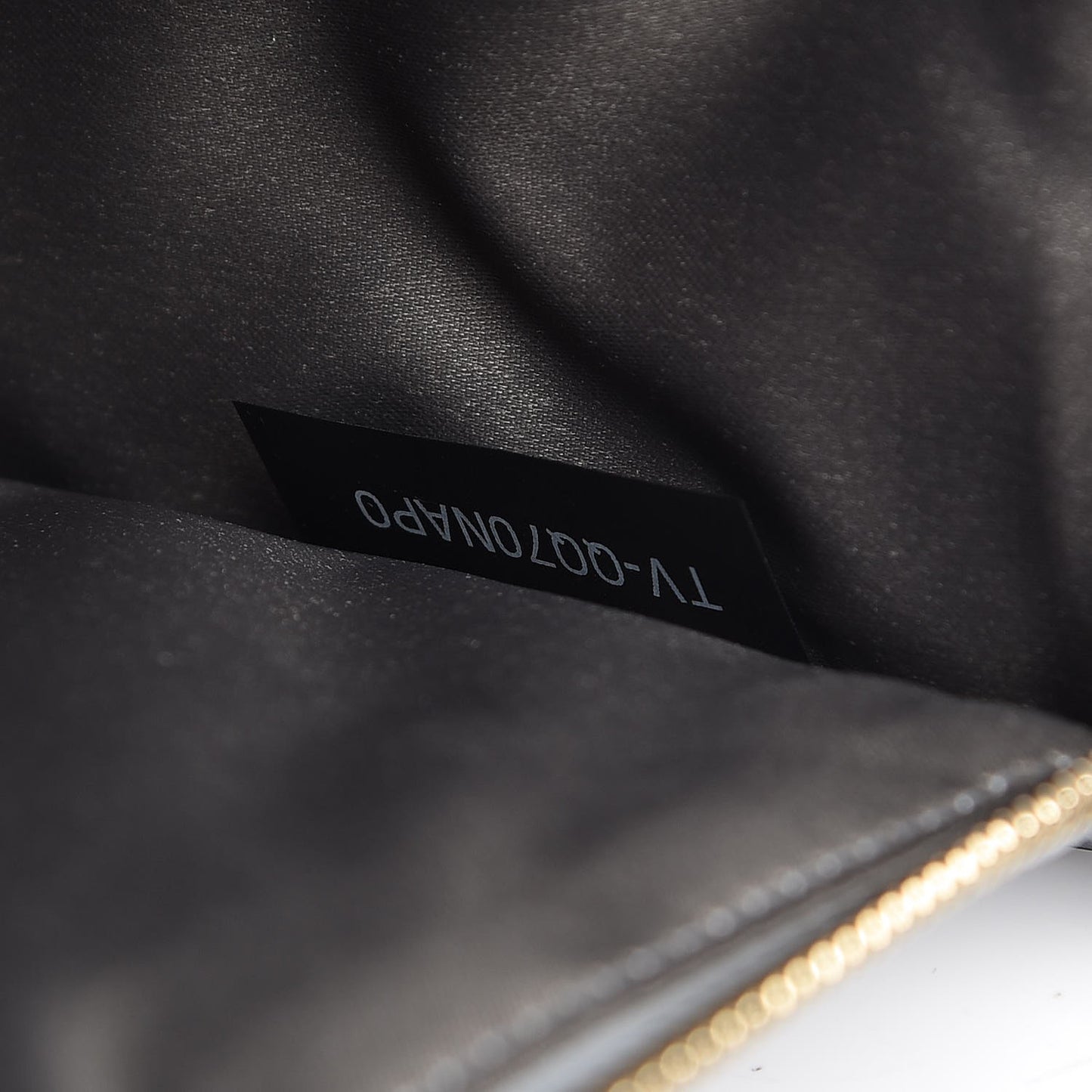 Nappa Candystud Zip Pouch Pastel Grey