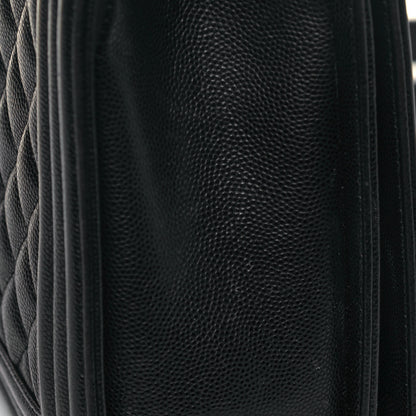 Chanel Caviar Quilted New Medium Boy Flap Black 16 of 18