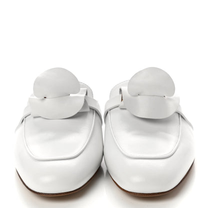 Hermes Calfskin Oz Mules 36 White 2 of 8
