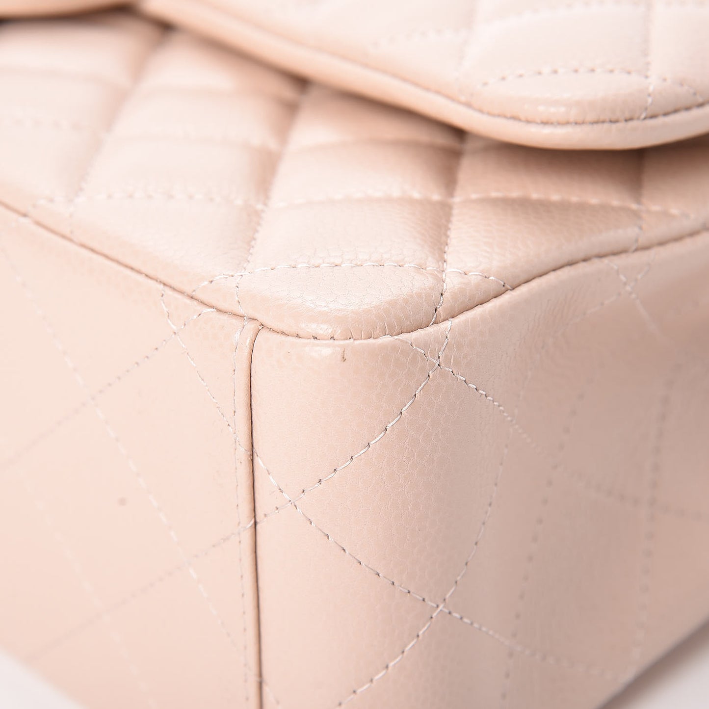 Caviar Maxi Double Flap Light Pink