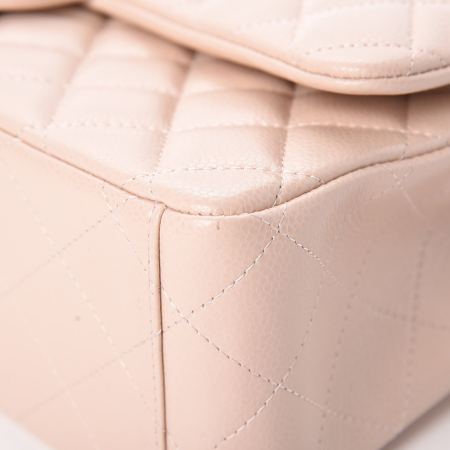 Chanel Caviar Maxi Double Flap Light Pink 11 of 12