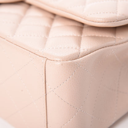 Chanel Caviar Maxi Double Flap Light Pink 11 of 12