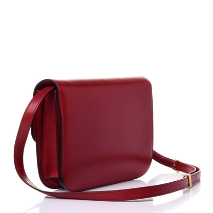 Celine Box Calfskin Medium Classic Box Flap Bag Red 2 of 11