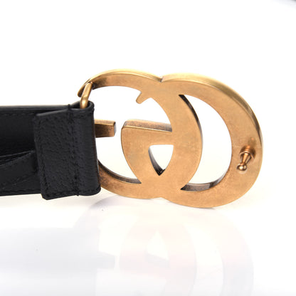 Gucci Textured Calfskin Double G 40mm Belt 115 46 Black 5 of 6