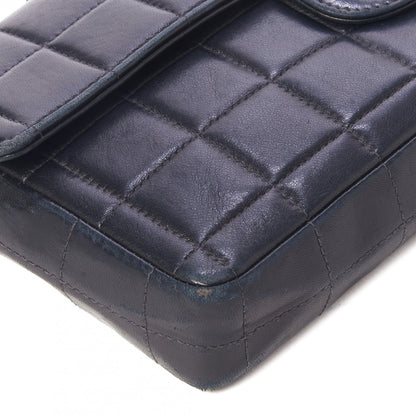 Chanel Lambskin East West Chocolate Bar Flap Black 6 of 10