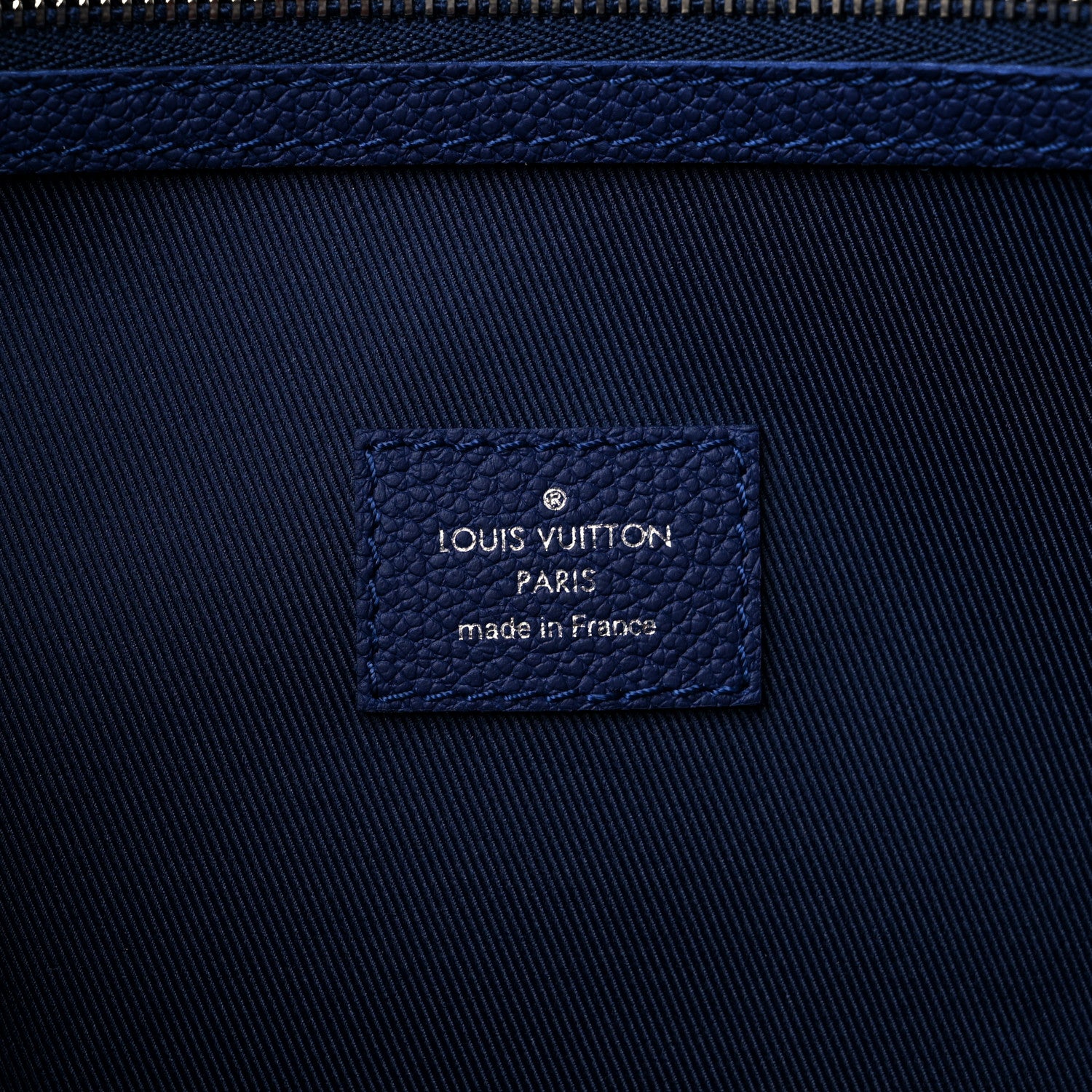 Louis Vuitton Cowhide Monogram Bandana Keepall Bandouliere 50 Blue 6 of 10