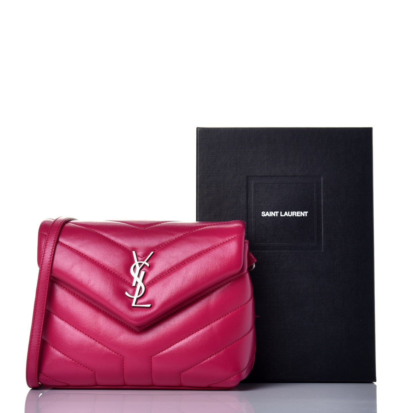 Calfskin Y Quilted Monogram Toy Loulou Crossbody Bag Freesia