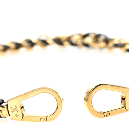 Louis Vuitton Calfskin Multi Pochette Chain Shoulder Strap Black Gold 3 of 4