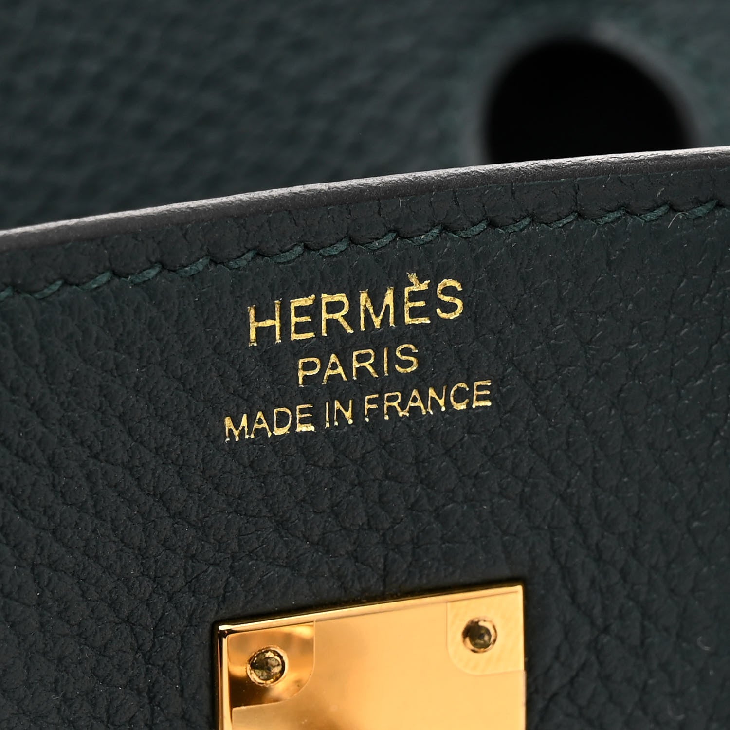 Hermes Togo Birkin 25 Vert Cypress 6 of 11