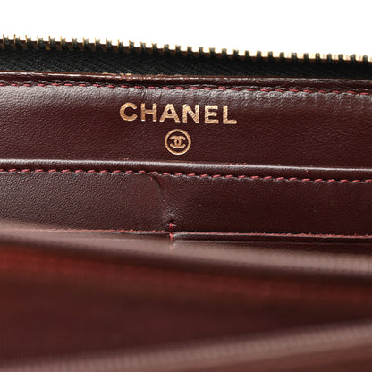Chanel Caviar Quilted Large Gusset Zip Around Wallet Black 6 of 11