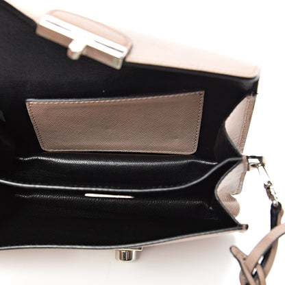 Prada Saffiano Lux Sound Shoulder Bag Cipria 4 of 10