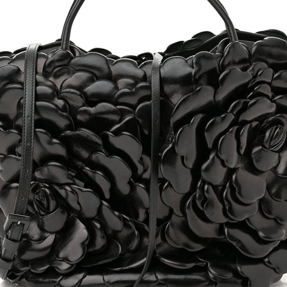 Valentino Garavani Nappa Atelier 03 Rose Edition Small Top Handle Bag Black 7 of 9
