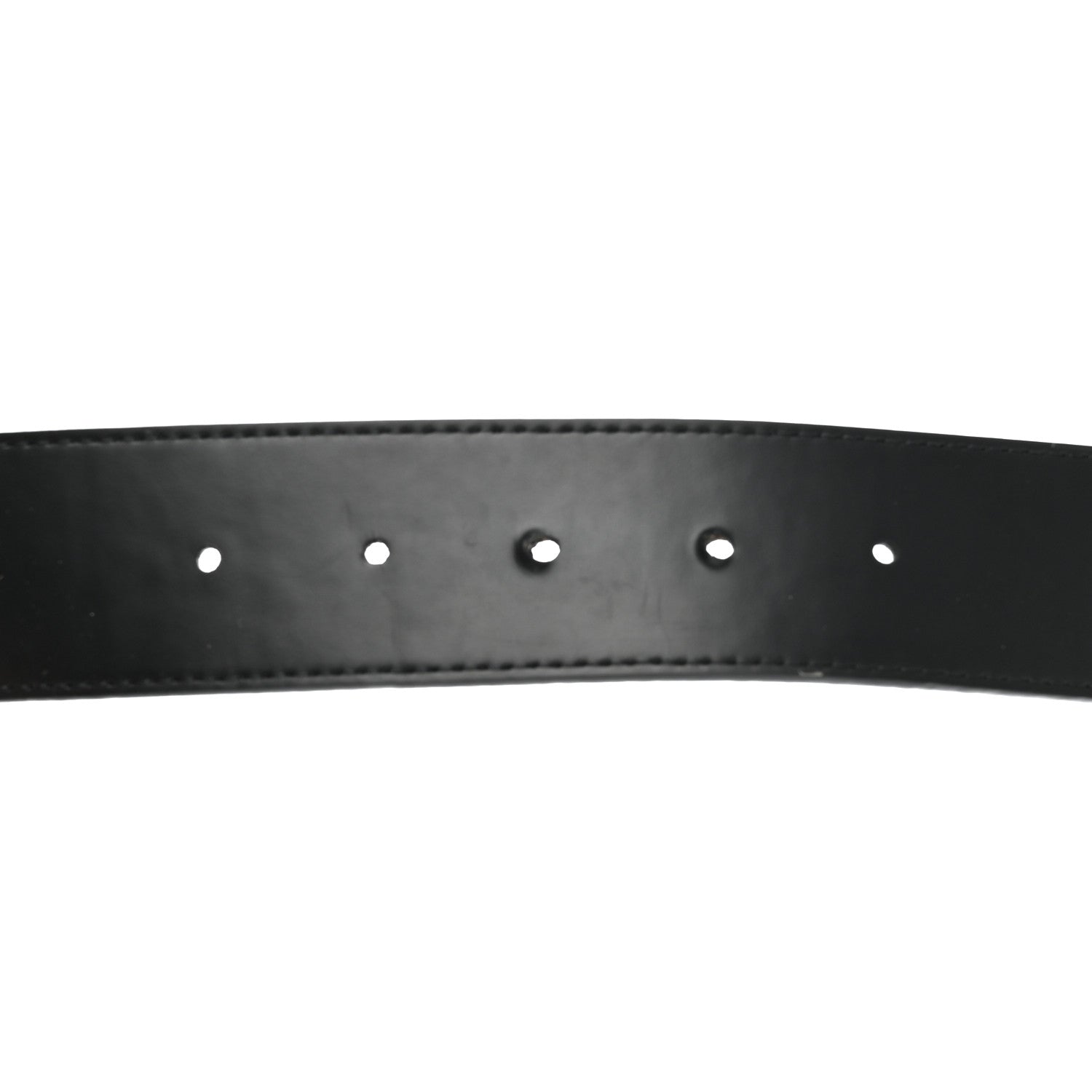 Louis Vuitton Calfskin Monogram Eclipse 40mm LV Initiales Reversible Belt 85 34 4 of 5