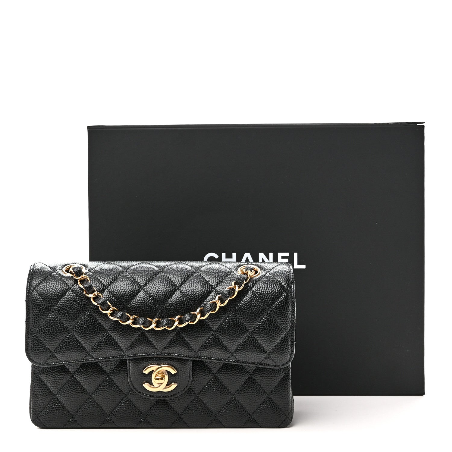 Chanel Caviar Quilted Small Double Flap Black 11 of 11