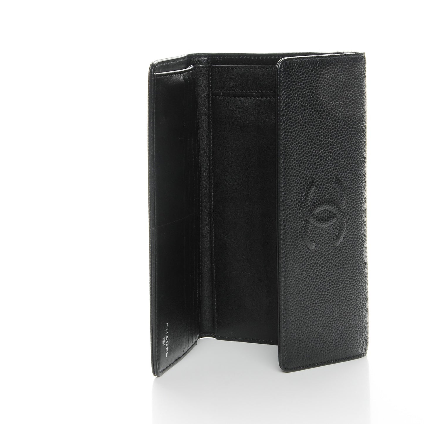 Caviar Timeless CC Flap Wallet Black