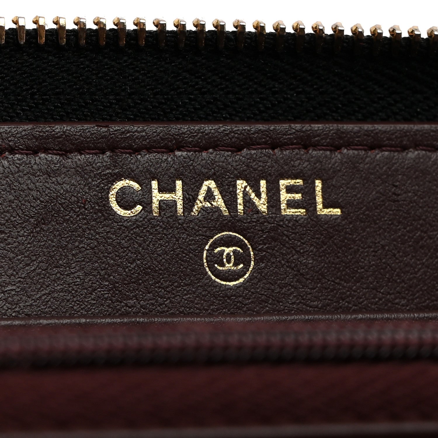 Chanel Caviar Quilted Large Gusset Zip Around Wallet Black 6 of 9