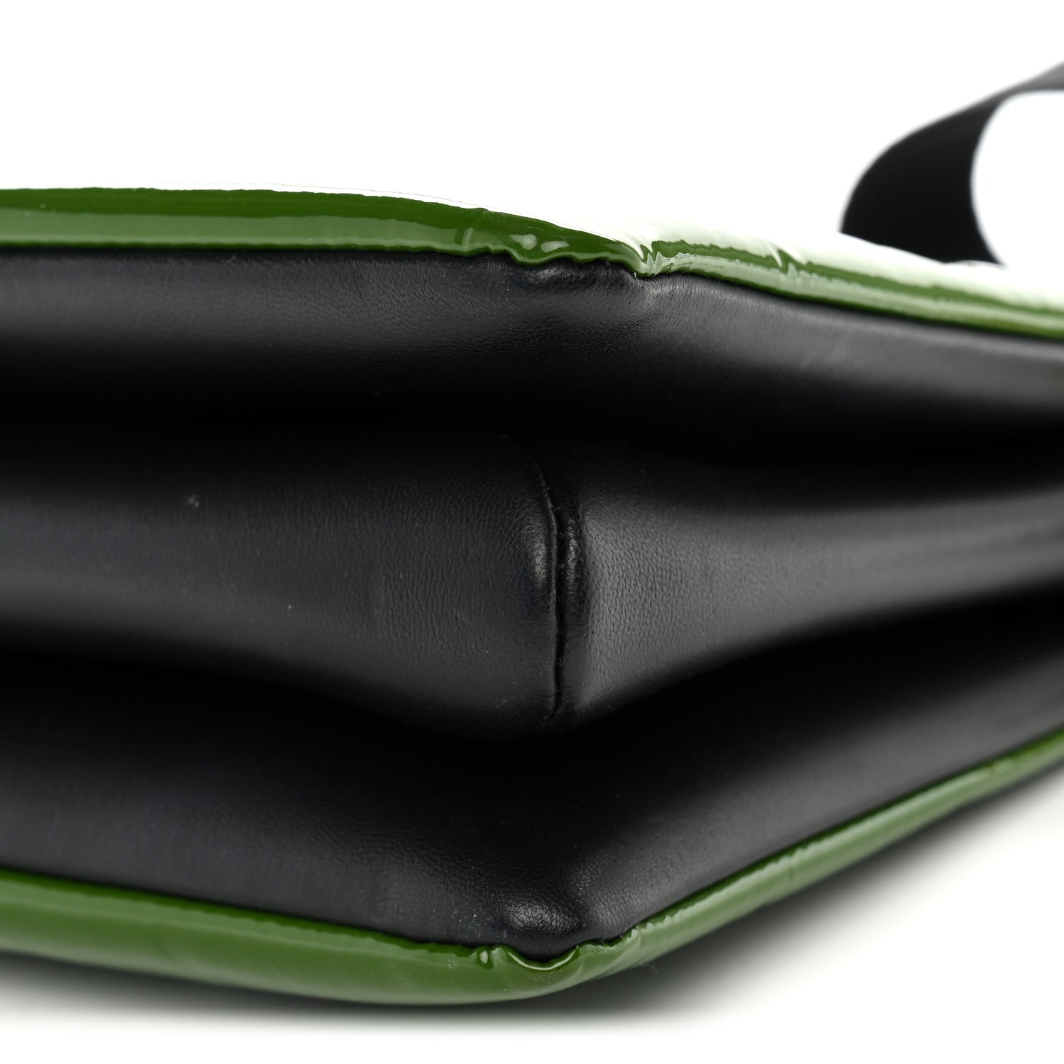 Louis Vuitton Patent Embossed Monogram Coussin PM Green Black 9 of 9