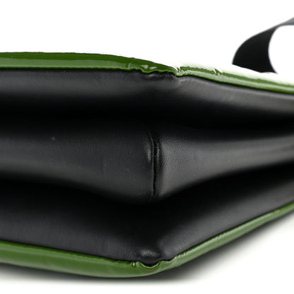 Louis Vuitton Patent Embossed Monogram Coussin PM Green Black 9 of 9